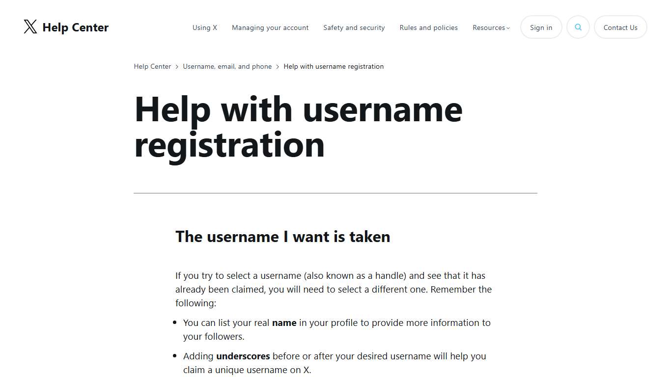 How to find available X handles or usernames